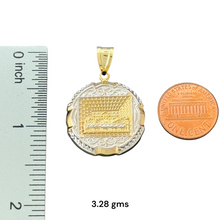 Load image into Gallery viewer, 10KT Two Tone Gold Kaaba Pendant
