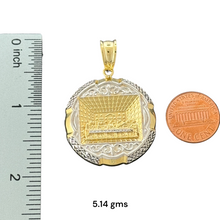 Load image into Gallery viewer, 10KT Two Tone Gold Kaaba Pendant
