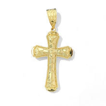 Load image into Gallery viewer, 10KT Yellow Gold Bold Cross Pendant
