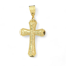 Load image into Gallery viewer, 10KT Yellow Gold Bold Cross Pendant
