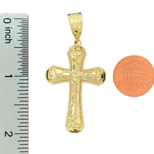 Load image into Gallery viewer, 10KT Yellow Gold Bold Cross Pendant
