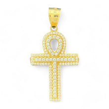 Load image into Gallery viewer, 10KT Gold Ankh Cross Pendant
