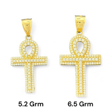 Load image into Gallery viewer, 10KT Gold Ankh Cross Pendant
