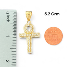 Load image into Gallery viewer, 10KT Gold Ankh Cross Pendant
