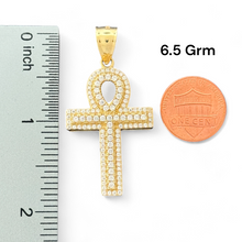 Load image into Gallery viewer, 10KT Gold Ankh Cross Pendant
