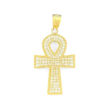 Load image into Gallery viewer, 10KT Gold Ankh Cross Pendant
