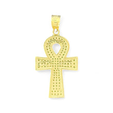 Load image into Gallery viewer, 10KT Gold Ankh Cross Pendant
