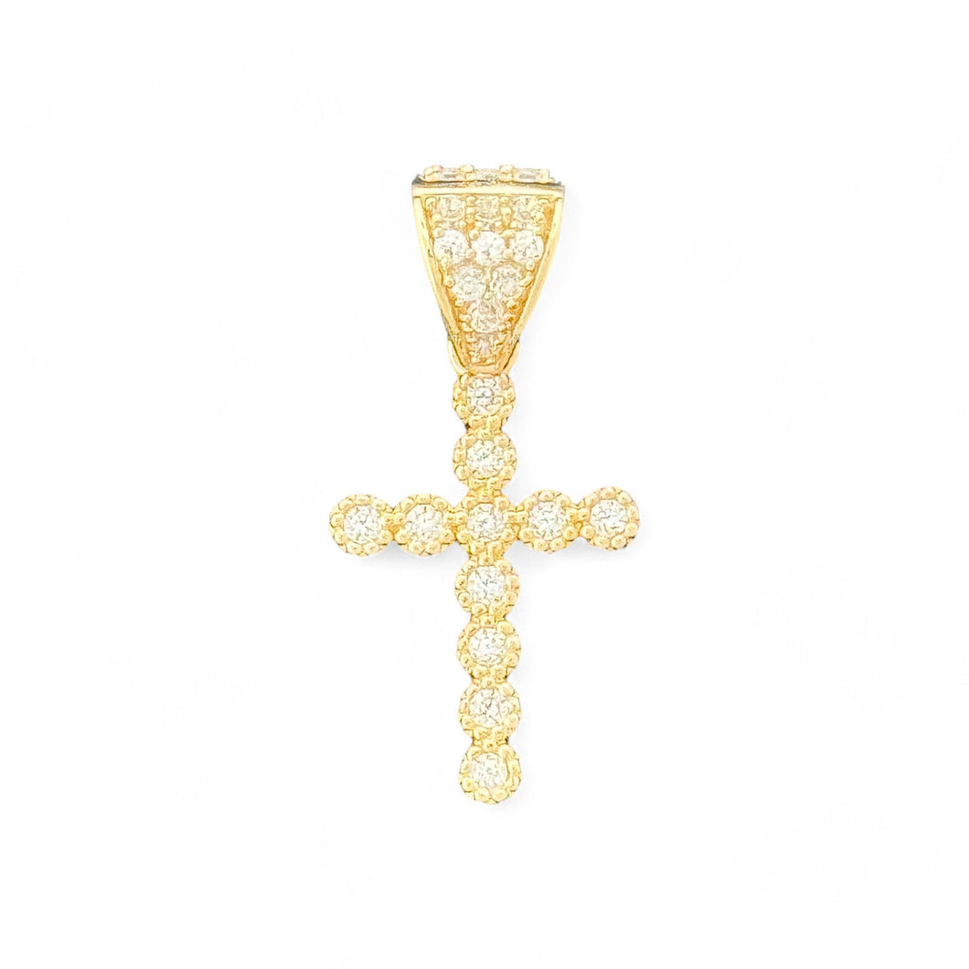 10KT Gold Small Cross Pendant