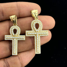 Load image into Gallery viewer, 10KT Gold Ankh Cross Pendant
