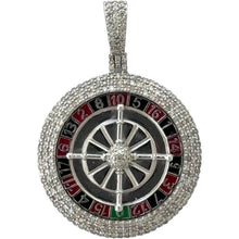 Load image into Gallery viewer, 10KT Gold Men&#39;s Compass Pendant with Genuine SI Diamonds
