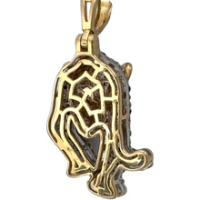 Load image into Gallery viewer, 10KT Gold Men&#39;s Panther Pendant with Genuine SI Diamonds
