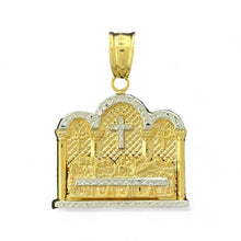 Load image into Gallery viewer, 10KT Two Tone Gold Last Supper Pendant
