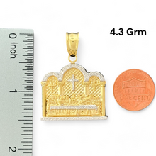 Load image into Gallery viewer, 10KT Two Tone Gold Last Supper Pendant
