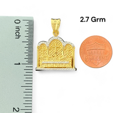 Load image into Gallery viewer, 10KT Two Tone Gold Last Supper Pendant
