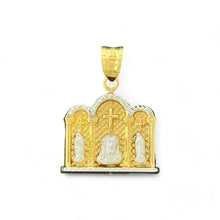 Load image into Gallery viewer, 10KT Two Tone Gold Virgin Marry &amp; Jesus Pendant - 2.5 Grm
