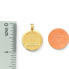 Load image into Gallery viewer, 10KT Gold Last Supper Medallion Pendant - 1.8 Grm
