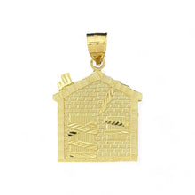 Load image into Gallery viewer, 10KT Yellow Gold Trap House Pendant
