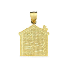 Load image into Gallery viewer, 10KT Yellow Gold Trap House Pendant
