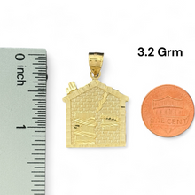 Load image into Gallery viewer, 10KT Yellow Gold Trap House Pendant
