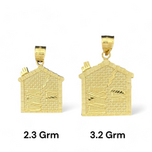 Load image into Gallery viewer, 10KT Yellow Gold Trap House Pendant
