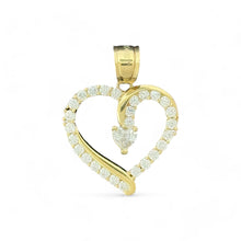 Load image into Gallery viewer, 10KT Heart Gold Pendant - 3.55Grm
