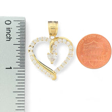 Load image into Gallery viewer, 10KT Heart Gold Pendant - 3.55Grm
