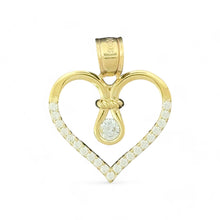 Load image into Gallery viewer, 10KT Heart Gold Pendant - 3.54Grm
