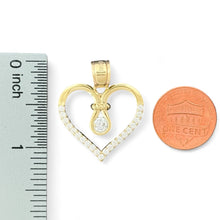 Load image into Gallery viewer, 10KT Heart Gold Pendant - 3.54Grm
