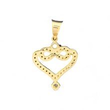 Load image into Gallery viewer, 10kt Gold Heart Pendant with Infinity Symbol - 1.96 Grm
