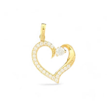 Load image into Gallery viewer, 10kt Small Heart Gold Pendant - 0.76 Grm
