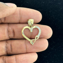 Load image into Gallery viewer, 10KT Heart With Infinity Gold Pendant - 2.13Grm
