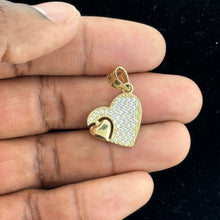 Load image into Gallery viewer, 10KT Double Heart Gold Pendant - 2.3 Grm
