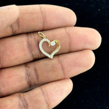 Load image into Gallery viewer, 10kt Small Heart Gold Pendant - 0.76 Grm
