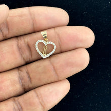 Load image into Gallery viewer, 10kt Gold Heart Pendant with Keyhole Design - 0.76 Grm
