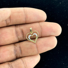 Load image into Gallery viewer, 10kt Small Double Heart Gold Pendant - 0.6 Grm
