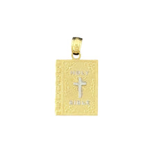 Load image into Gallery viewer, 10KT Gold Holy Bible Pendant with Cross - 1.35 Grm
