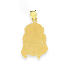 Load image into Gallery viewer, 10KT Two-Tone Gold Jesus Pendant with Crown of Thorns - 3.34 Grm
