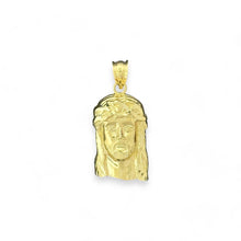 Load image into Gallery viewer, 10KT Gold Jesus Pendant with Crown of Thorns - 1.9 Grm
