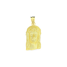 Load image into Gallery viewer, 10KT Gold Jesus Pendant with Crown of Thorns - 1.9 Grm
