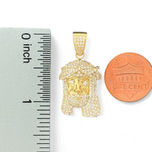 Load image into Gallery viewer, 10KT Gold Jesus Christ Pendant with Full Iced Detailing - 4.7 Grm
