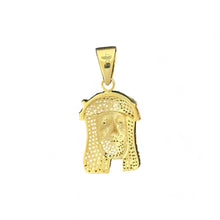 Load image into Gallery viewer, 10KT Gold Jesus Christ Pendant with Full Iced Detailing - 4.7 Grm
