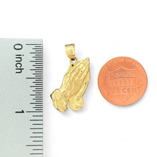 Load image into Gallery viewer, 10KT Praying Hands Gold Pendant - 1.15 Grm
