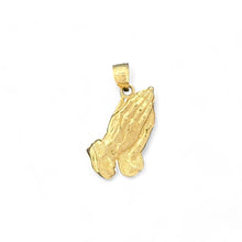 Load image into Gallery viewer, 10KT Praying Hands Gold Pendant - 1.15 Grm
