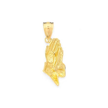 Load image into Gallery viewer, 10KT Praying Hands Gold Pendant - 1.67 Grm
