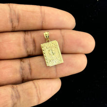 Load image into Gallery viewer, 10KT Gold Holy Bible Pendant with Cross - 1.17 Grm
