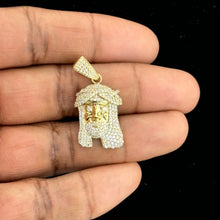 Load image into Gallery viewer, 10KT Gold Jesus Christ Pendant with Full Iced Detailing - 4.7 Grm
