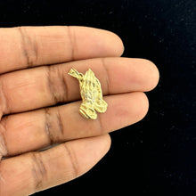 Load image into Gallery viewer, 10KT Praying Hands Gold Pendant - 1.15 Grm
