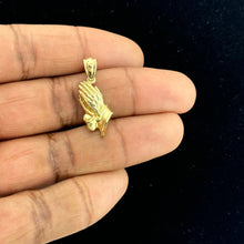 Load image into Gallery viewer, 10KT Praying Hands Gold Pendant - 1.67 Grm
