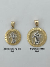 Load image into Gallery viewer, 14KT Gold Saint Christopher Pendants
