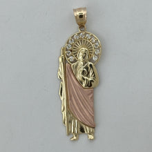 Load image into Gallery viewer, 14KT Gold Saint Jude Pendant- 3mm Bail, 4.83 Grams, 2 Inches.
